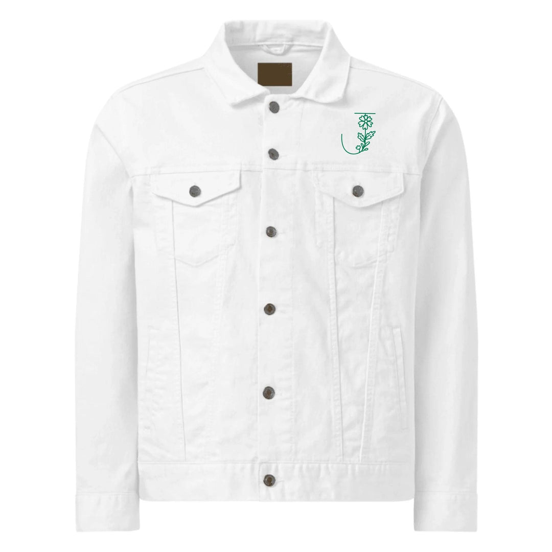 Custom Embroidered Daisy Garden Jacket - ARTFULANE