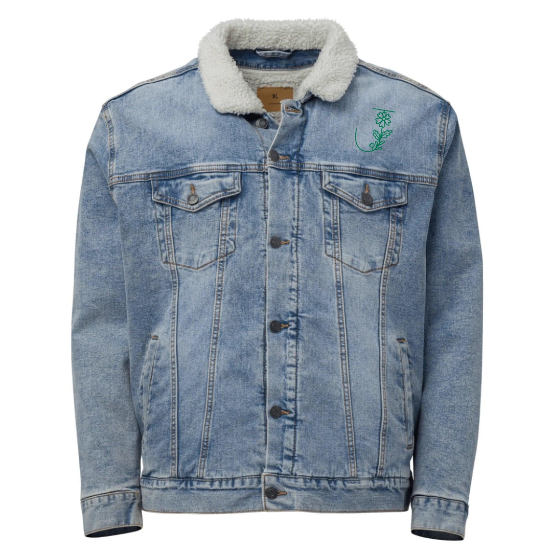 Custom Embroidered Daisy Garden Jacket - ARTFULANE