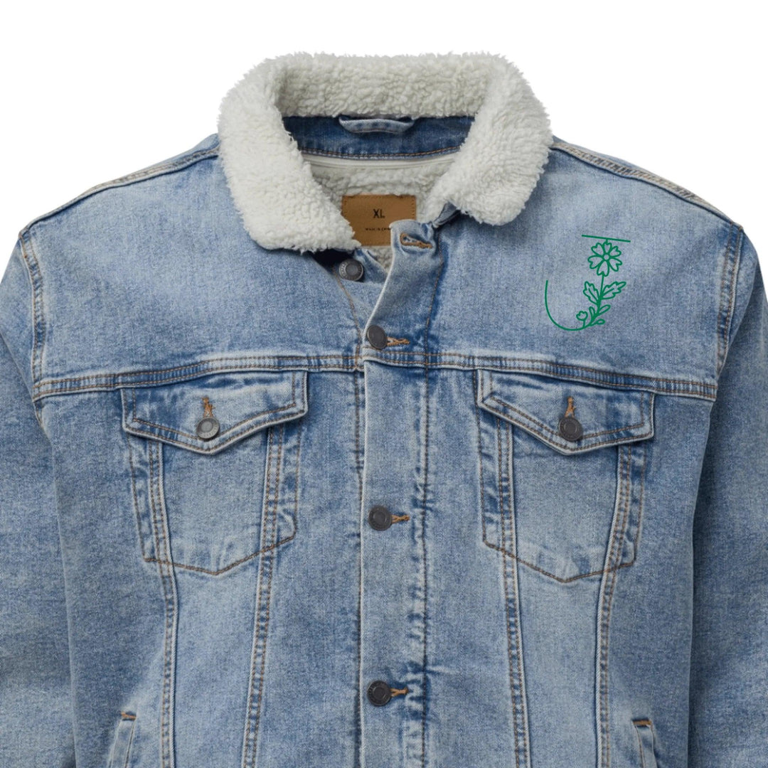Custom Embroidered Daisy Garden Jacket - ARTFULANE