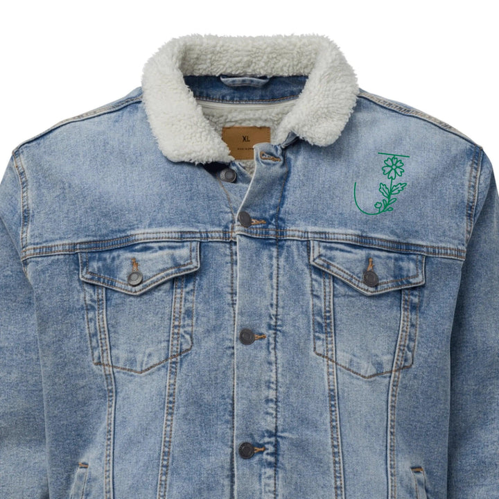 Custom Embroidered Daisy Garden Jacket - ARTFULANE