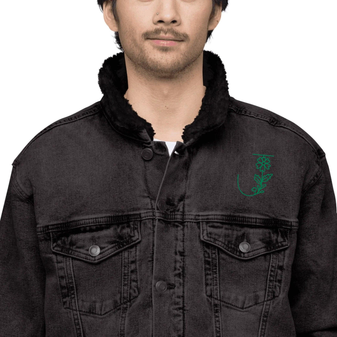Custom Embroidered Daisy Garden Jacket - ARTFULANE