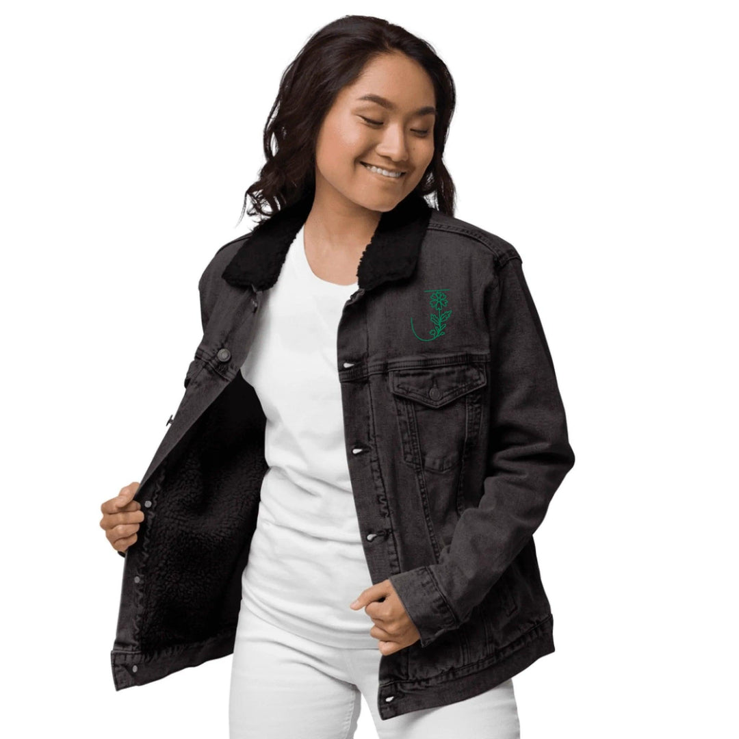 Custom Embroidered Daisy Garden Jacket - ARTFULANE
