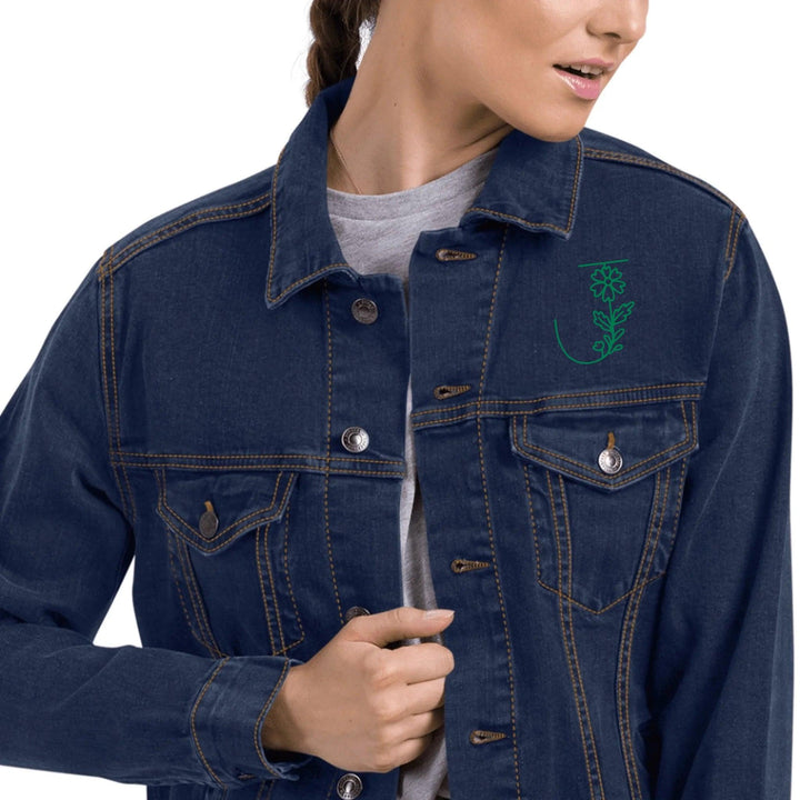 Custom Embroidered Daisy Garden Jacket - ARTFULANE