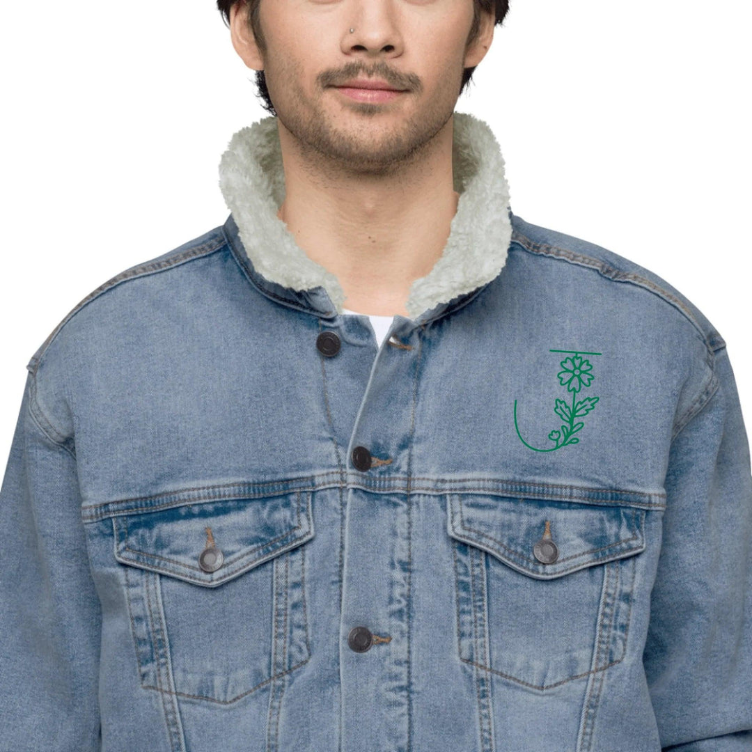 Custom Embroidered Daisy Garden Jacket - ARTFULANE