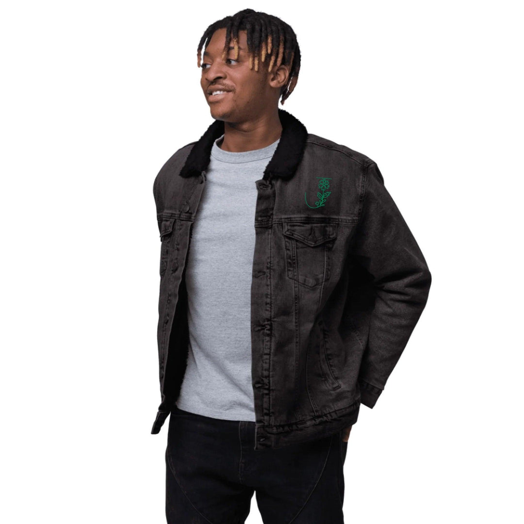 Custom Embroidered Daisy Garden Jacket - ARTFULANE