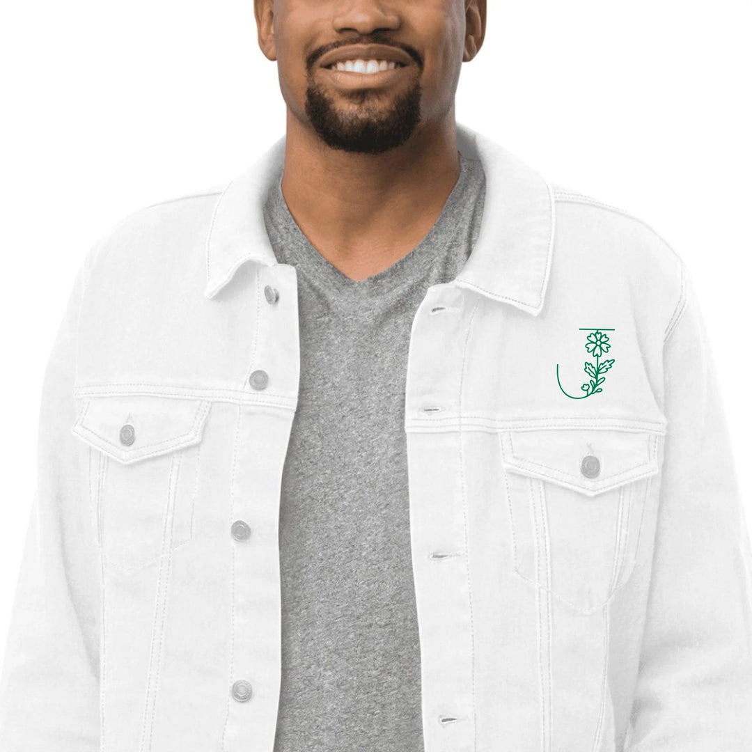 Custom Embroidered Daisy Garden Jacket - ARTFULANE