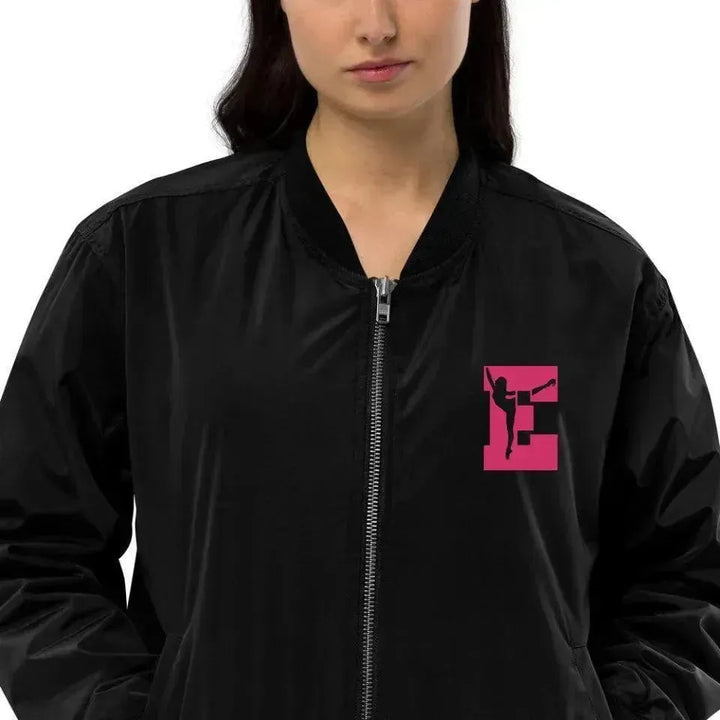 Custom Embroidered Dance Varsity Jacket - ARTFULANE