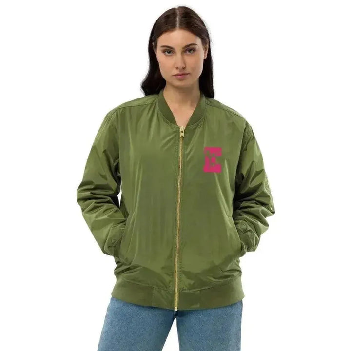 Custom Embroidered Dance Varsity Jacket - ARTFULANE