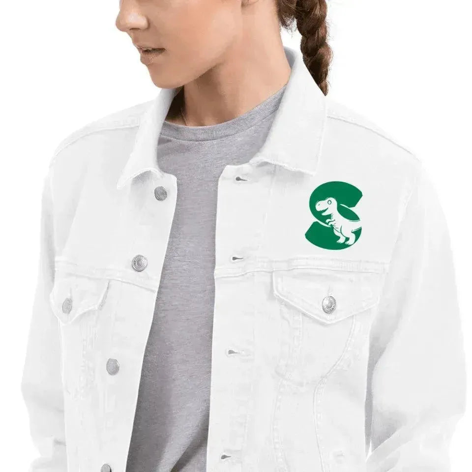 Custom Embroidered Dinosaur Initial Jacket - ARTFULANE