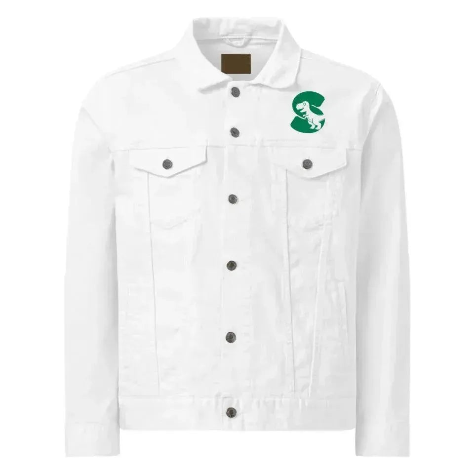 Custom Embroidered Dinosaur Initial Jacket - ARTFULANE