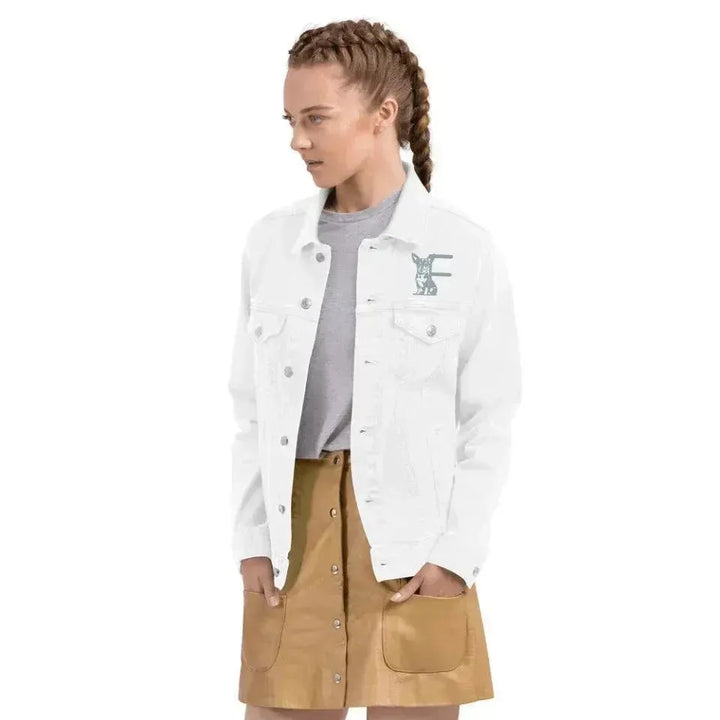 Custom Embroidered Dog Initial Jacket - ARTFULANE