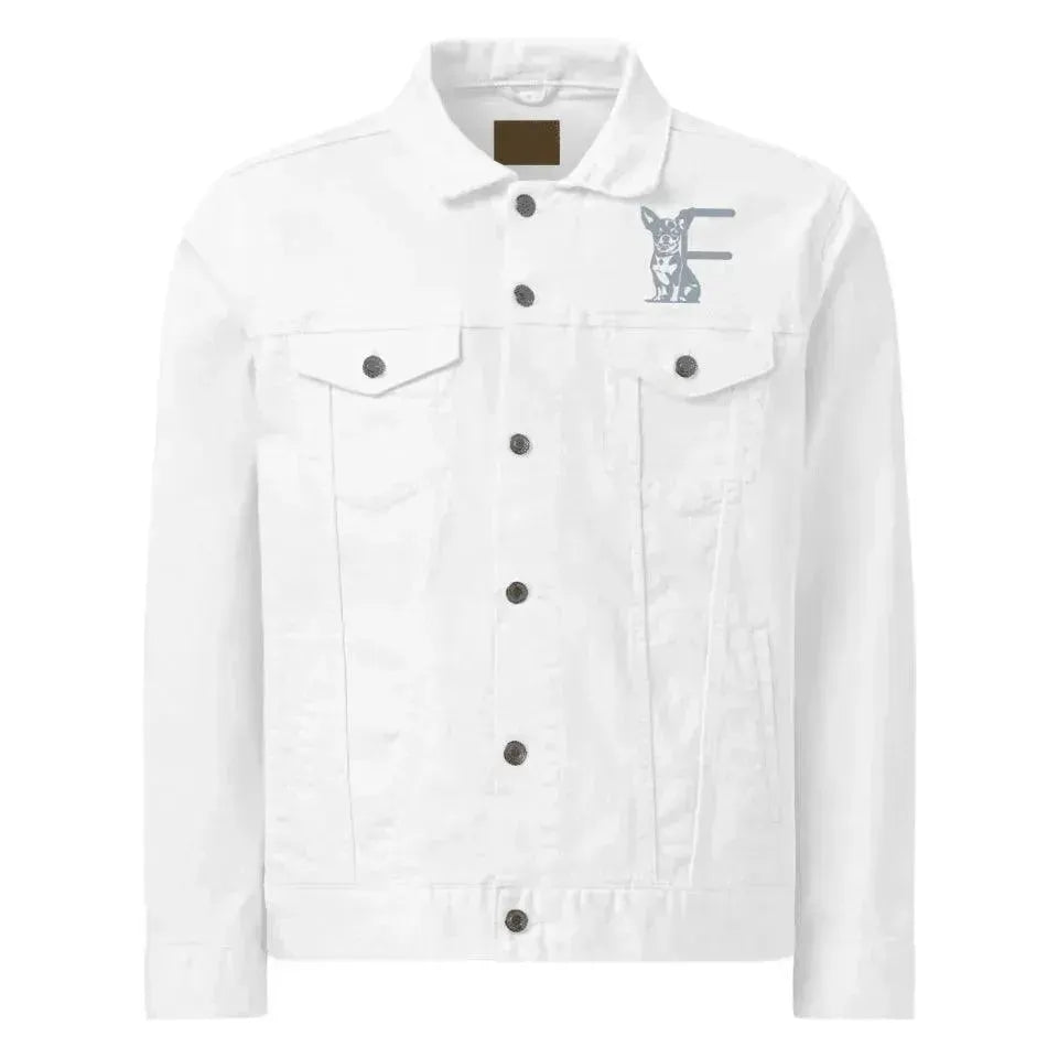 Custom Embroidered Dog Initial Jacket - ARTFULANE