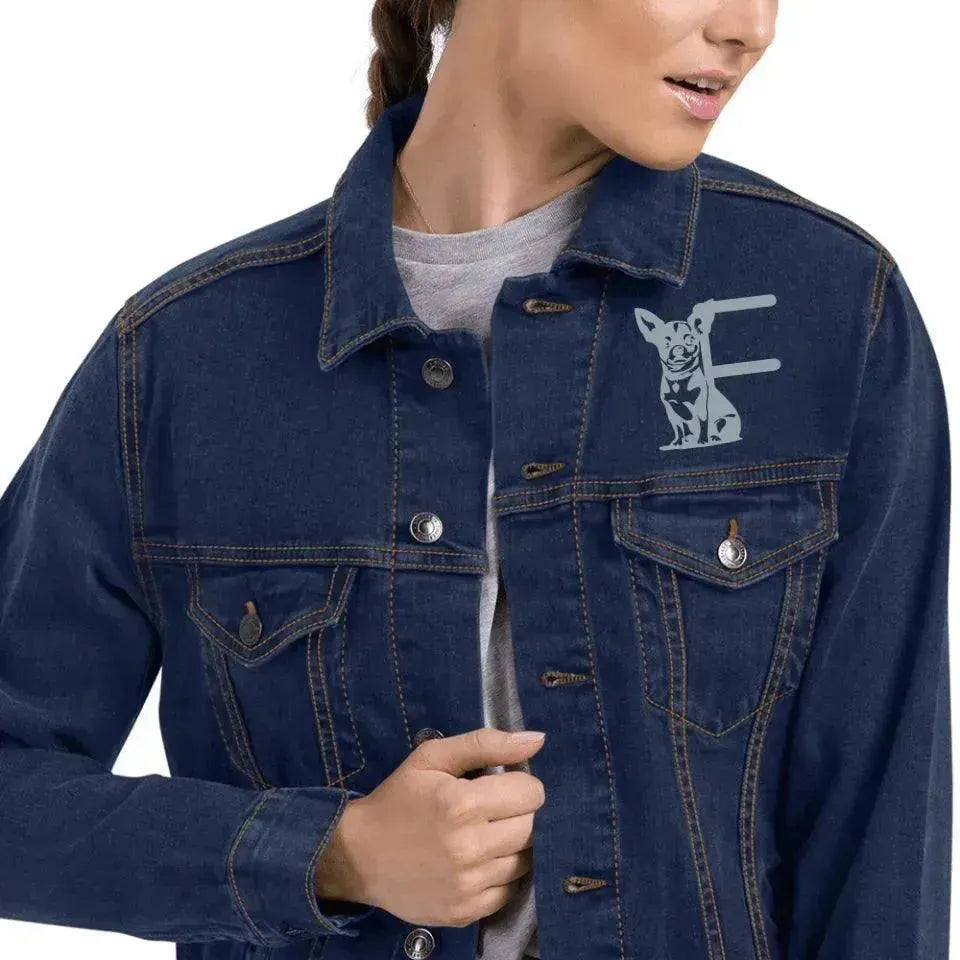 Custom Embroidered Dog Initial Jacket - ARTFULANE