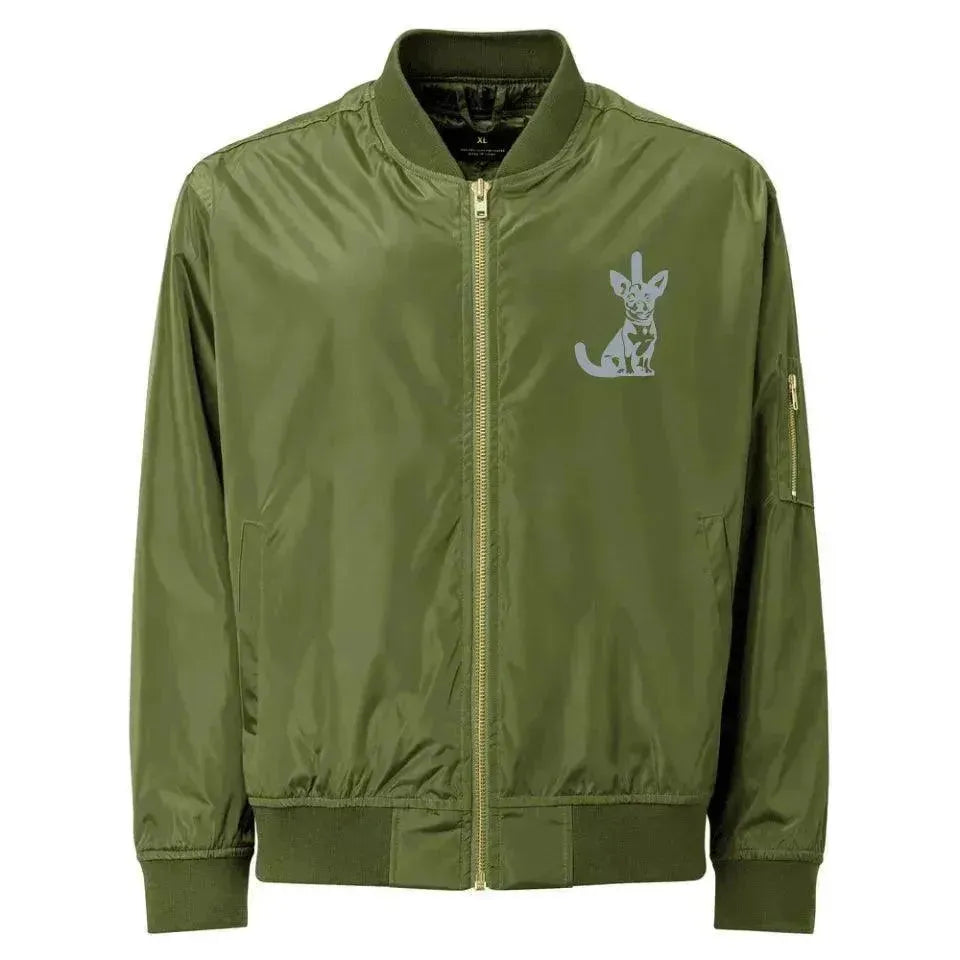 Custom Embroidered Dog Initial Jacket - ARTFULANE