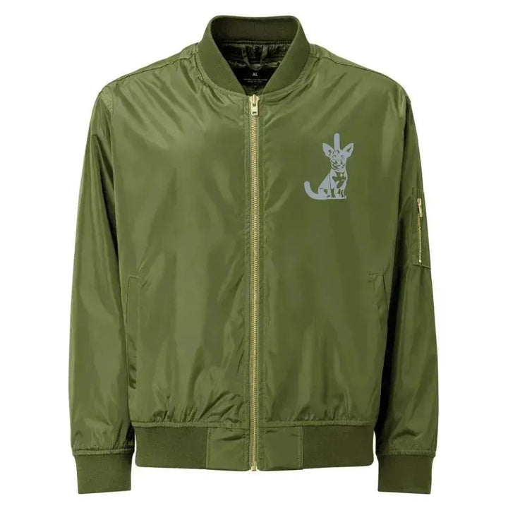 Custom Embroidered Dog Initial Jacket - ARTFULANE