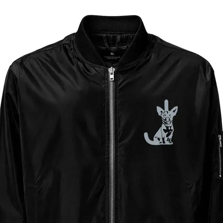 Custom Embroidered Dog Initial Jacket - ARTFULANE
