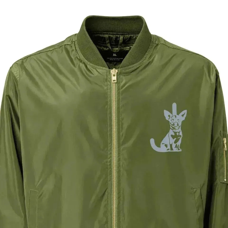 Custom Embroidered Dog Initial Jacket - ARTFULANE