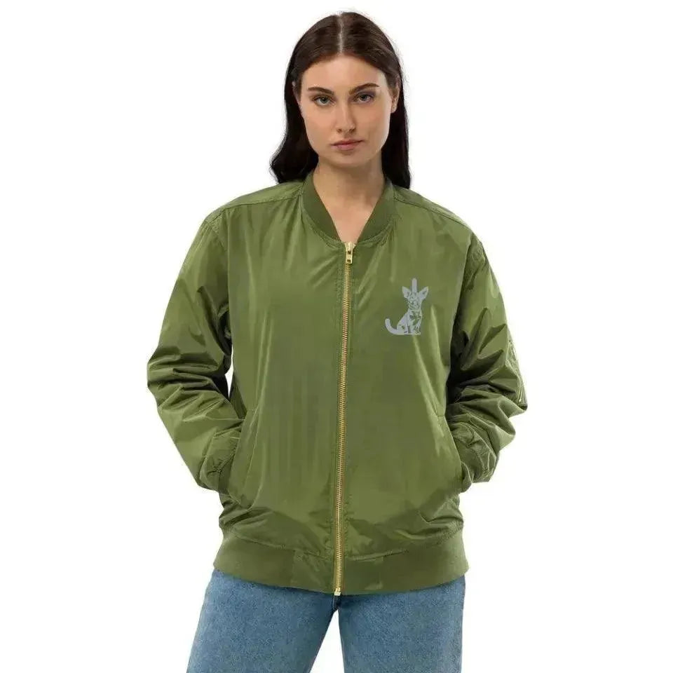 Custom Embroidered Dog Initial Jacket - ARTFULANE