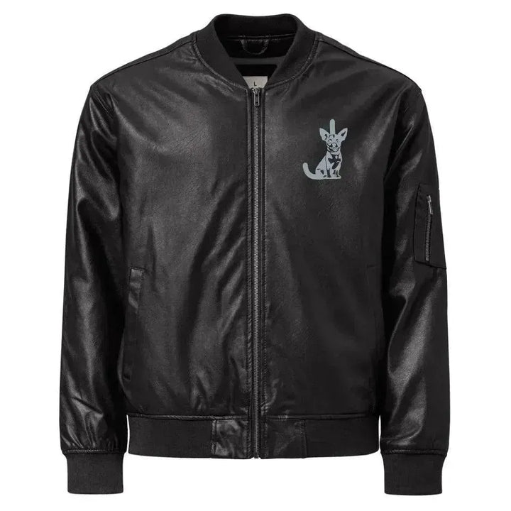 Custom Embroidered Dog Initial Jacket - ARTFULANE