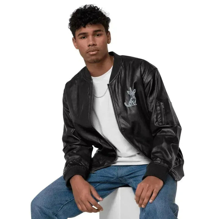 Custom Embroidered Dog Initial Jacket - ARTFULANE