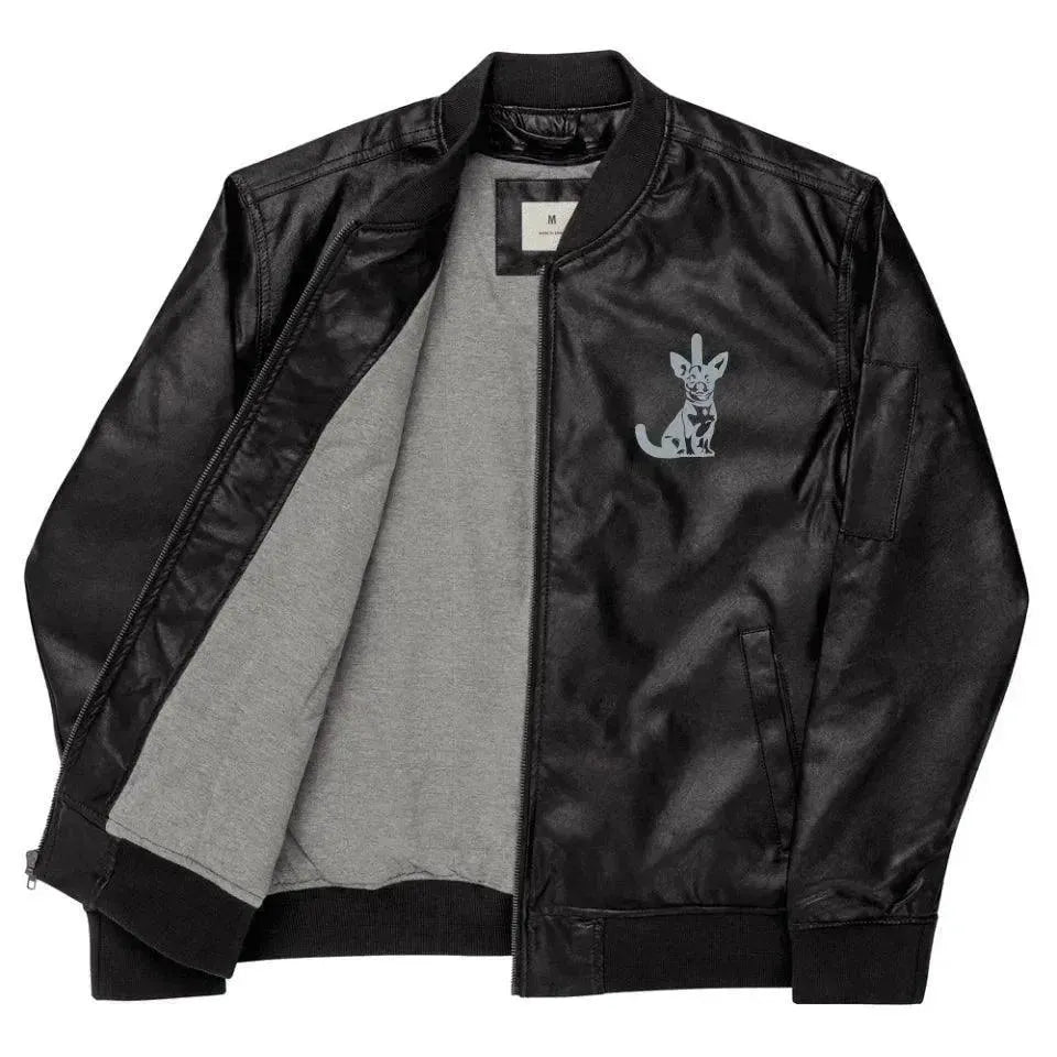 Custom Embroidered Dog Initial Jacket - ARTFULANE