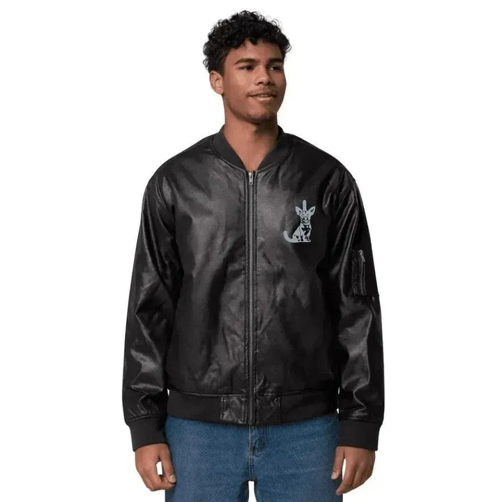 Custom Embroidered Dog Initial Jacket - ARTFULANE