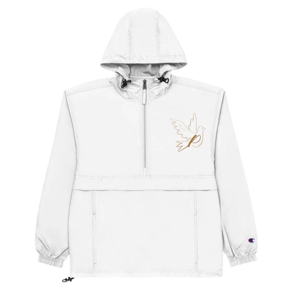 Custom Embroidered Dove Initial Jacket - ARTFULANE