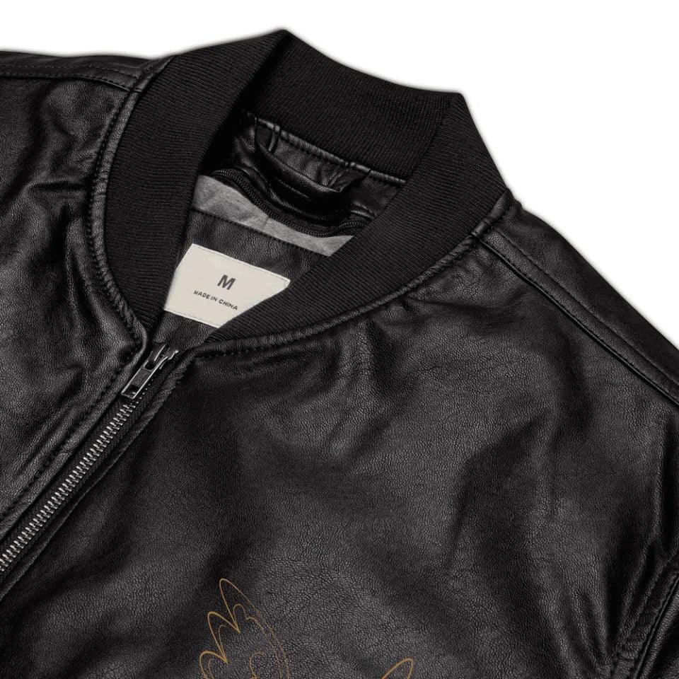 Custom Embroidered Dove Initial Jacket - ARTFULANE