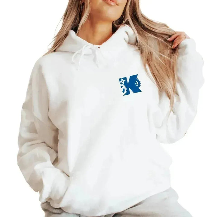 Custom Embroidered Engineer Initial Sweatshirt and Hoodie - ARTFULANE