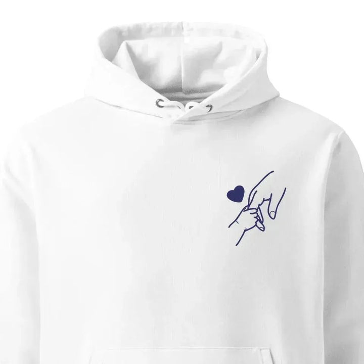 Custom Embroidered Family Love Line Art Hoodie and Sweatshirt - ARTFULANE