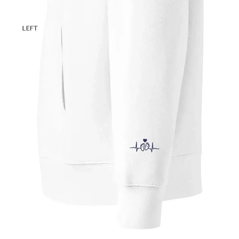 Custom Embroidered Family Love Line Art Hoodie and Sweatshirt - ARTFULANE