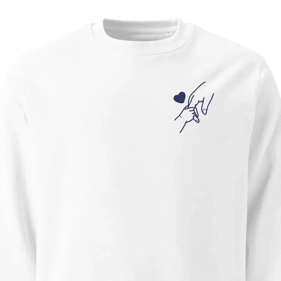 Custom Embroidered Family Love Line Art Hoodie and Sweatshirt - ARTFULANE