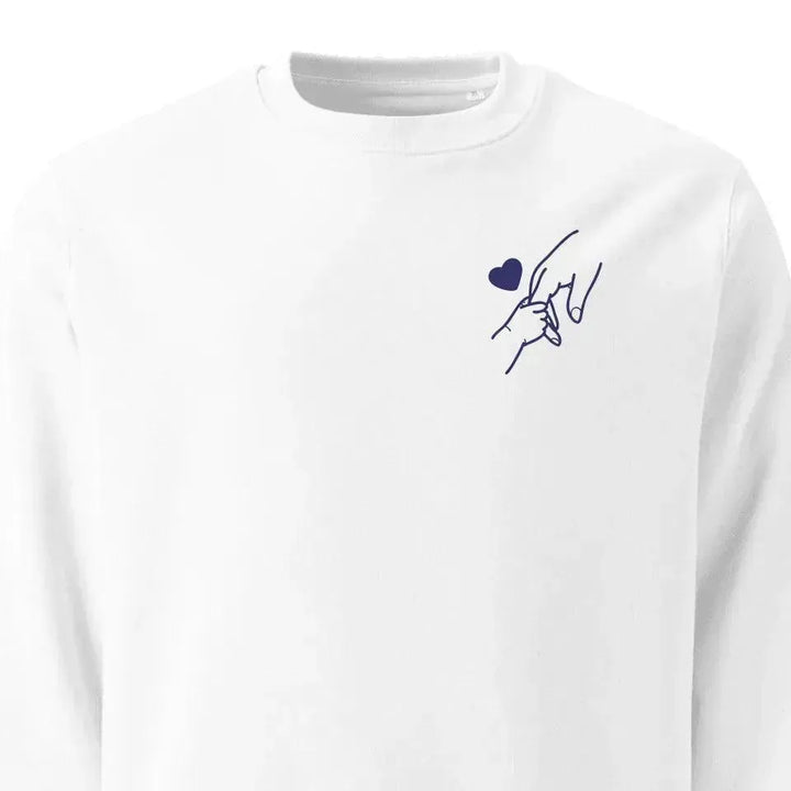 Custom Embroidered Family Love Line Art Hoodie and Sweatshirt - ARTFULANE