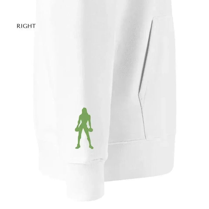 Custom Embroidered Fitness Silhouette Hoodie and Sweatshirt - ARTFULANE