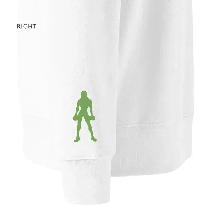 Custom Embroidered Fitness Silhouette Hoodie and Sweatshirt - ARTFULANE