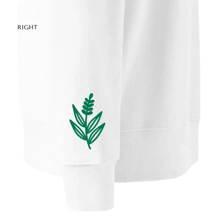 Custom Embroidered Foliage Sweatshirt and Hoodie - ARTFULANE