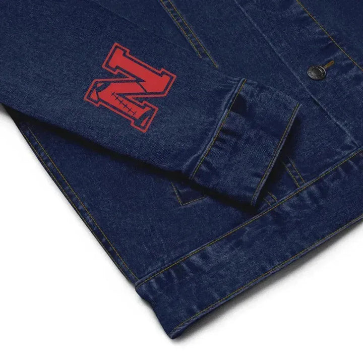 Custom Embroidered Football Initial Jacket - ARTFULANE
