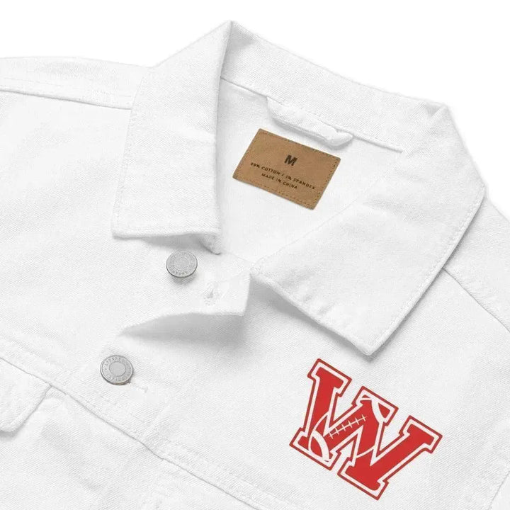 Custom Embroidered Football Initial Jacket - ARTFULANE