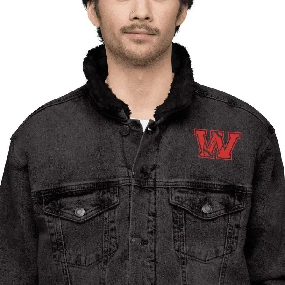 Custom Embroidered Football Initial Jacket - ARTFULANE