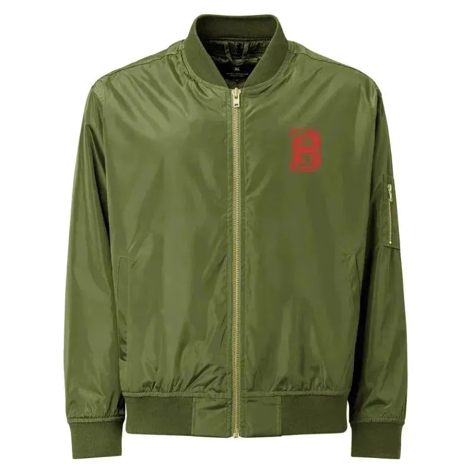 Custom Embroidered Football Initial Jacket - ARTFULANE
