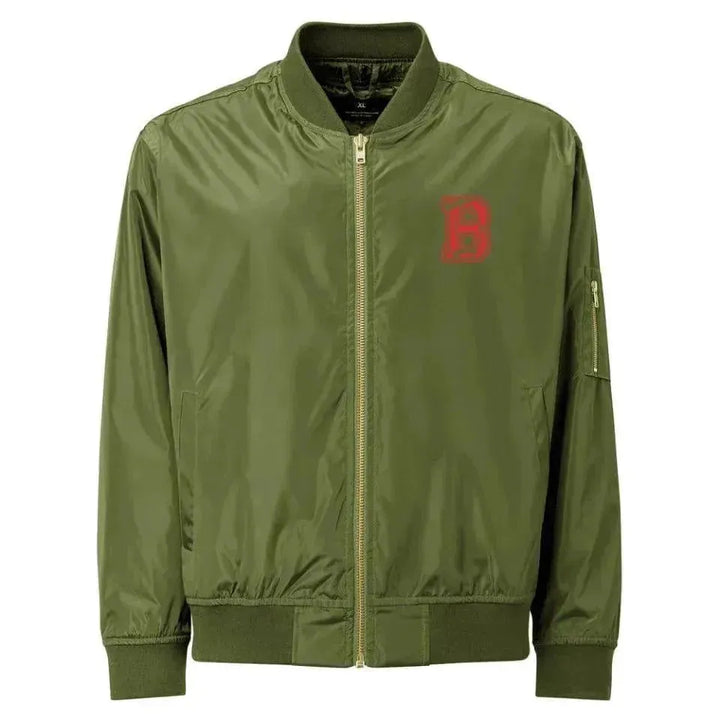 Custom Embroidered Football Initial Jacket - ARTFULANE