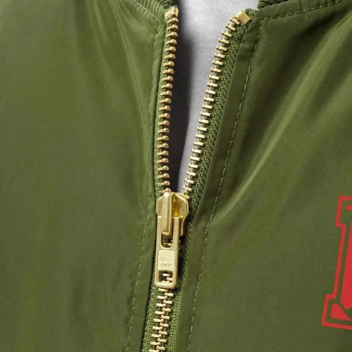 Custom Embroidered Football Initial Jacket - ARTFULANE