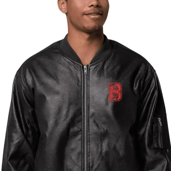 Custom Embroidered Football Initial Jacket - ARTFULANE