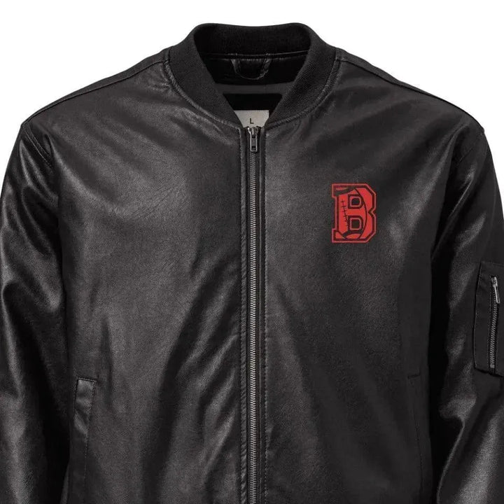 Custom Embroidered Football Initial Jacket - ARTFULANE