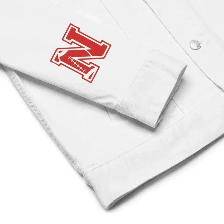 Custom Embroidered Football Initial Jacket - ARTFULANE