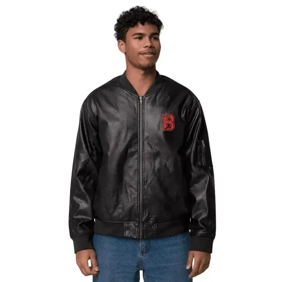 Custom Embroidered Football Initial Jacket - ARTFULANE