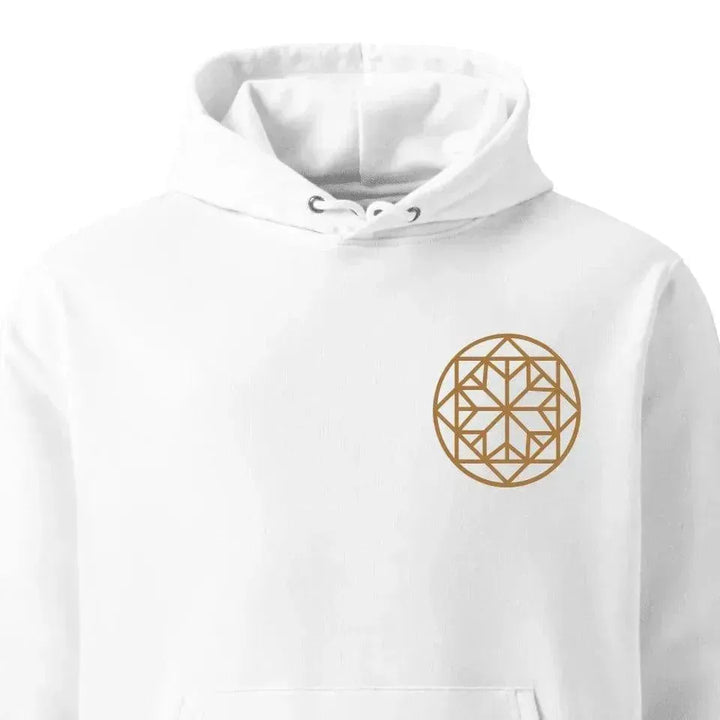 Custom Embroidered Geometric Line Art Sweatshirt and Hoodie - ARTFULANE