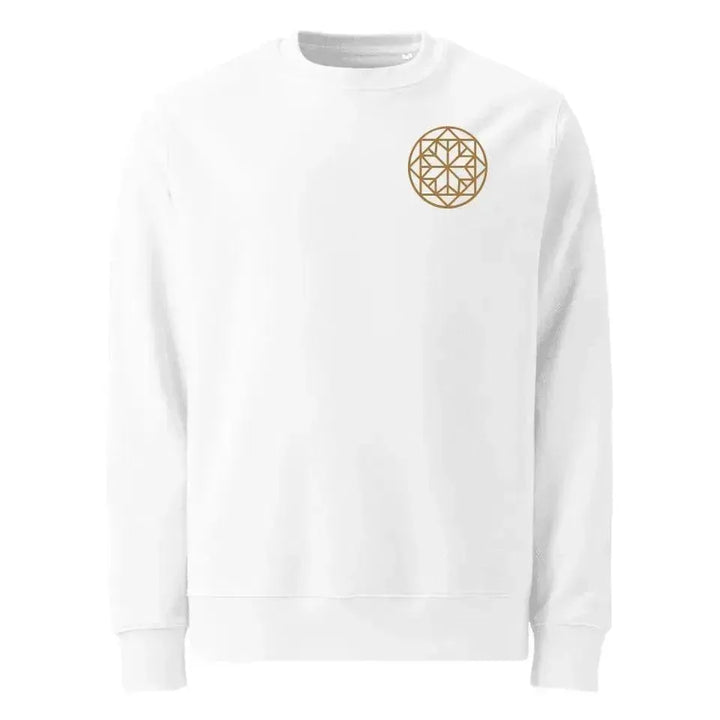 Custom Embroidered Geometric Line Art Sweatshirt and Hoodie - ARTFULANE