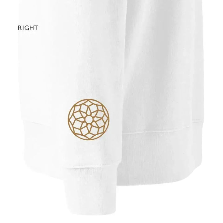 Custom Embroidered Geometric Line Art Sweatshirt and Hoodie - ARTFULANE