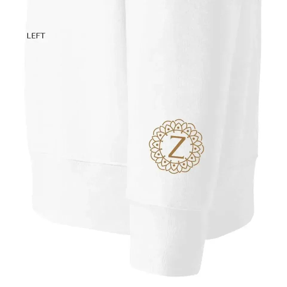 Custom Embroidered Mandala Monogram Sweatshirt and Hoodie - ARTFULANE